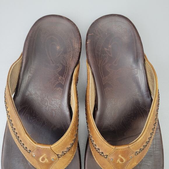 Olukai Mea Ola Mens Leather Sandals Size 13 M main image 16